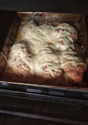 Ínyenc csirkemell kukoricás krumplipürével recept fotója