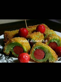 Foto resep roti gulung sosis