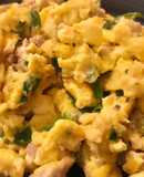 Trứng chiên thịt