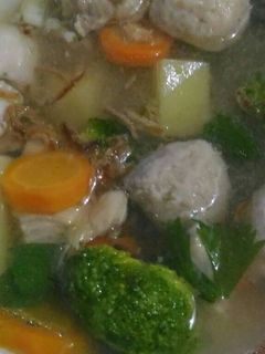 Foto resep Sup baso ayam