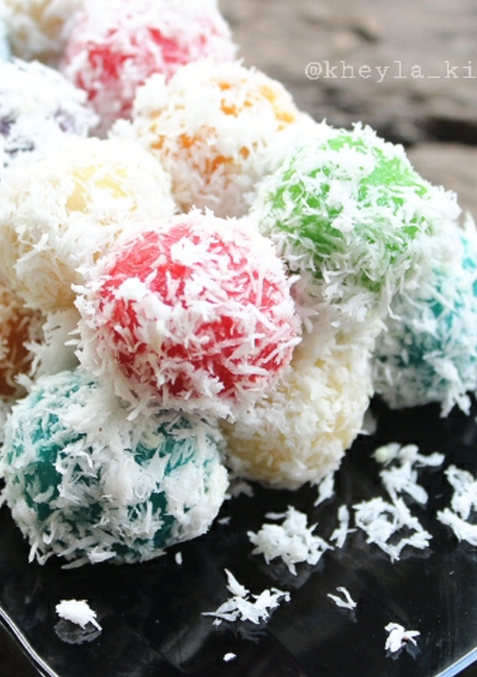 Foto resep Kelepon Rainbow Tanpa Air Kapur Sirih