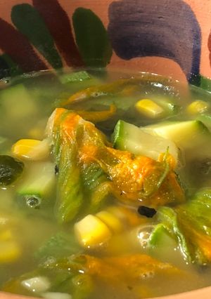 Una foto de Sopa de Milpa