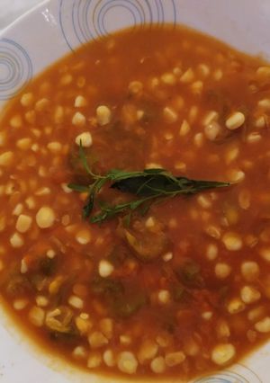 Una foto de Chileatole mixteco