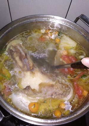 Foto resep Mpasi kaldu kaki sapi