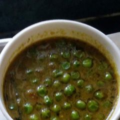 A picture of Matar masala.