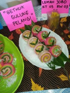 Foto resep Gethuk gulung pelangi