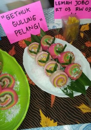 Foto resep Gethuk gulung pelangi