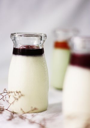 Hình của món Panna Cotta.