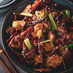 A picture of Chongqing Chicken (Laziji) 🌶️.