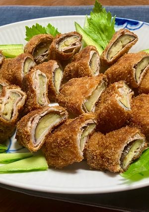A picture of Super Juicy Eggplant Pork Cutlets.