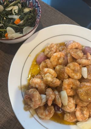 Foto resep Butter garlic prawn