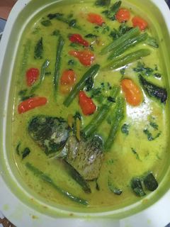 Foto resep Ikan mas kuah kuning kemangi