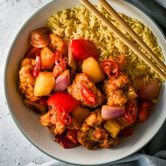 A picture of Sweet and Sour Cauliflower.