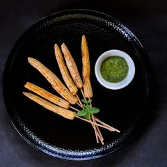 A picture of Grilled Baby corn.