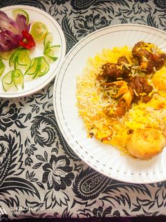 মটন বিরিয়ানি (Mutton Biriyani recipe in Bengali) রেসিপির প্রধান ছবি