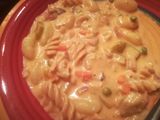 Gnocchi in white sauce