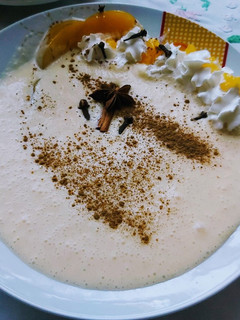 Tejszínes őszibarack krémleves görög joghurttal főzés nélkül 🍑 recept fotója