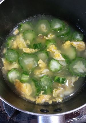 Foto resep Sayur oyong & telur