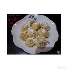 รูปของ Sus / Soes / Choux Pastry simple (no mixer, no butter)