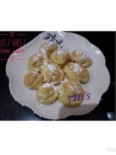 Foto resep Sus / Soes / Choux Pastry simple (no mixer, no butter)