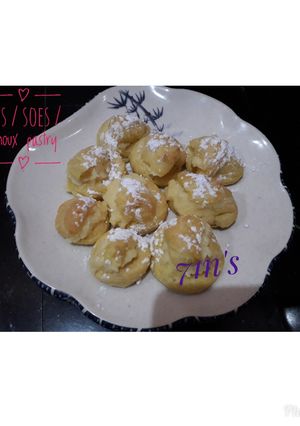 Foto resep Sus / Soes / Choux Pastry simple (no mixer, no butter)