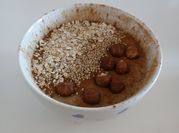 Una foto de papilla de manzana