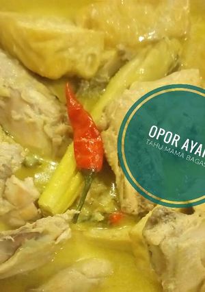 Foto resep Opor ayam tahu enak