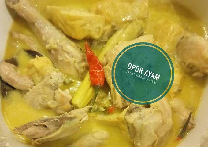 Opor ayam tahu enak