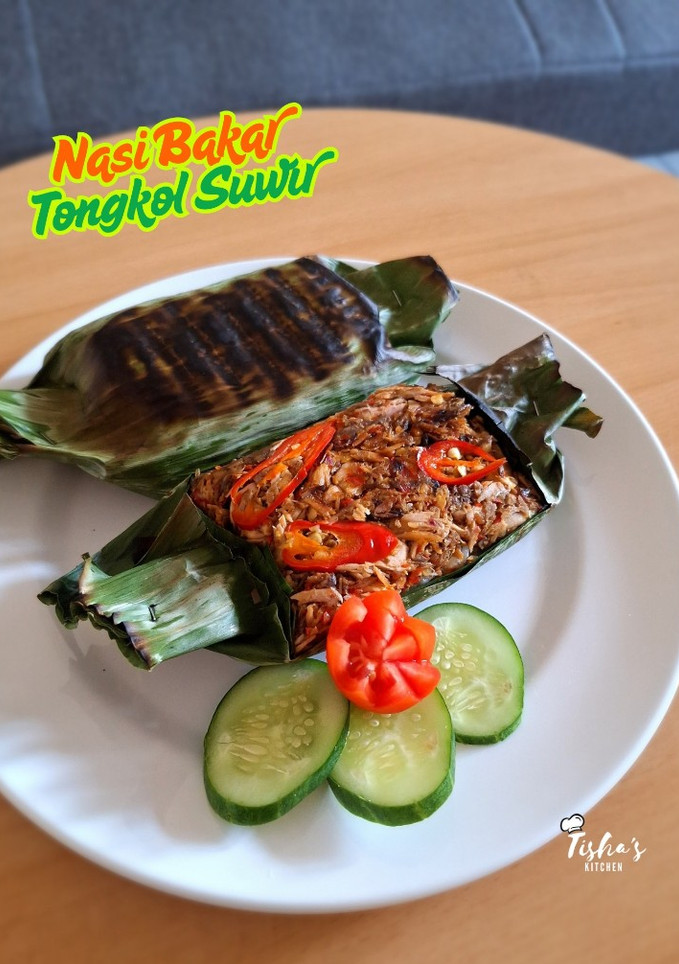 Foto resep 293. Nasi Bakar Tongkol Suwir