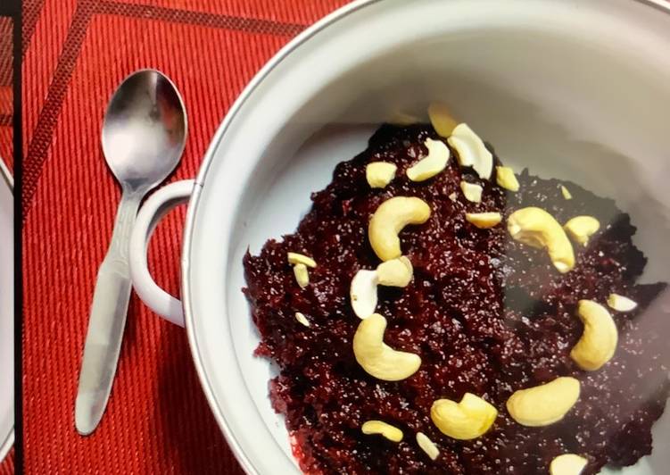 Recipe of Super Quick Homemade Beetroot halwa-a nutritious dessert for children