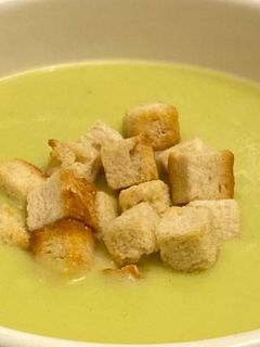 Una foto de Crema de calabacín con Thermomix