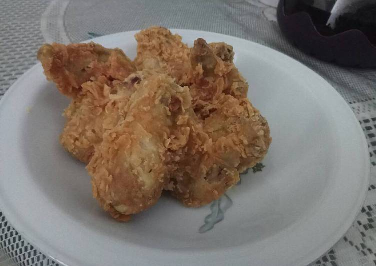 Cara Menyiapkan Ayam Crispy ala KFC Kekinian