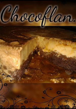 Una foto de Chocoflan ☺