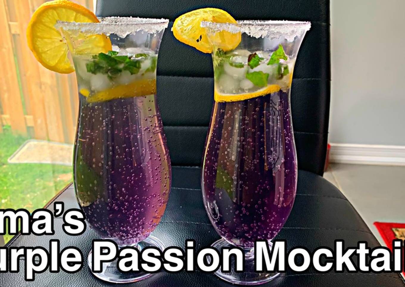 Purple Passion Mocktail
