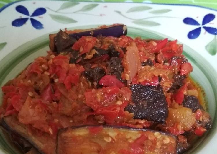 Cara Memasak Dendeng balado Dan terong ungu Irit Untuk Jualan
