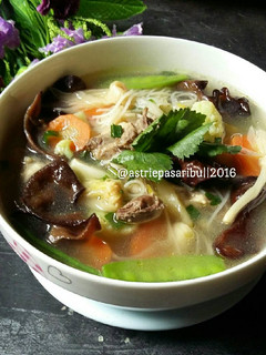 Foto resep Sup ayam jamur(kimlo)