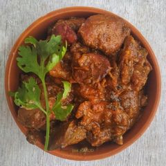 A picture of Chicken Liver Kasha.