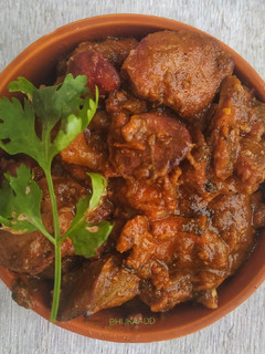 A picture of Chicken Liver Kasha.