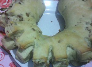 Una foto de Rosca de chicharrón hojaldrada