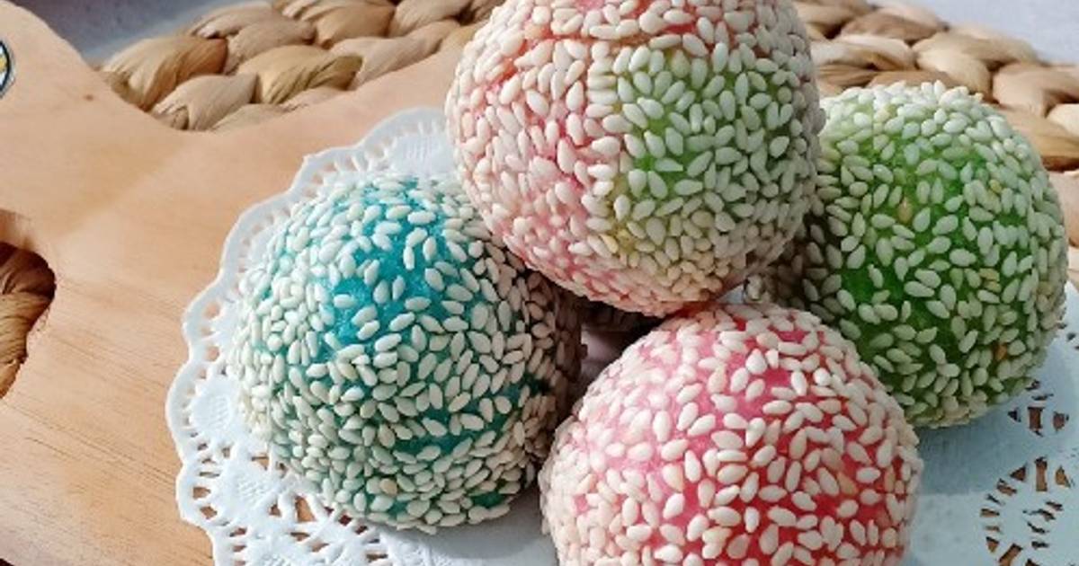 Resep Onde Onde Rainbow Oleh Erni Apriana Cookpad