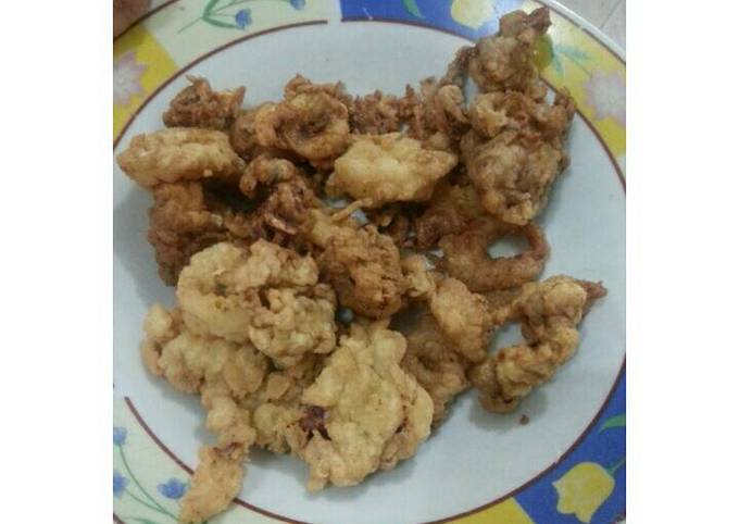 Cumi goreng tepung crispy