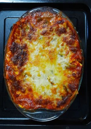 A picture of Lasagna.
