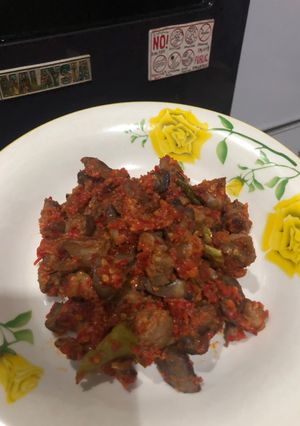 Foto resep Balado Ati Ampela Ayam