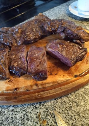 Una foto de Entraña a la parrilla rápido