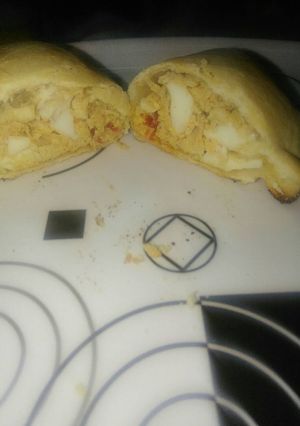 Una foto de Relleno de pollo para empanadas en microondas súper express
