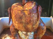 Una foto de pollo cerveza