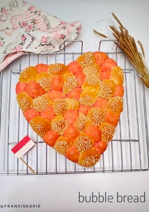 Foto resep Bubble Bread Merah Putih