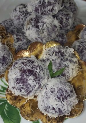 Foto resep Kelepon ubi ungu cantik