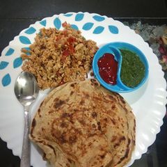 Egg bhurji A picture of Egg bhurji.