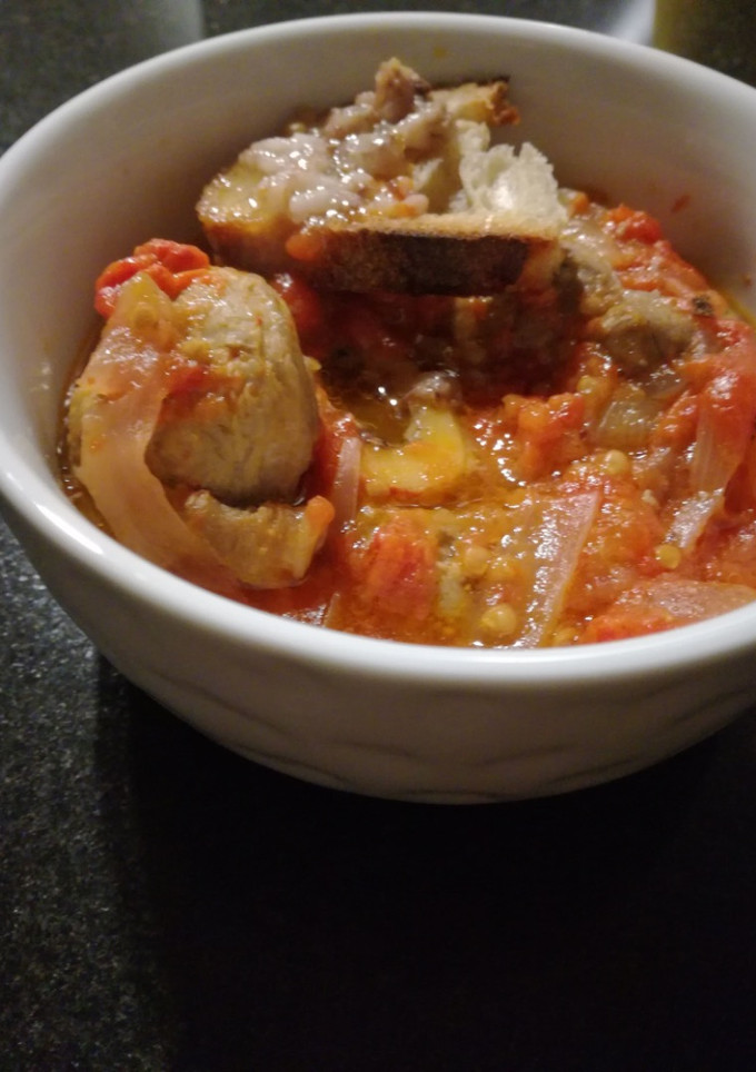 Una foto de Osso buco a mi manera